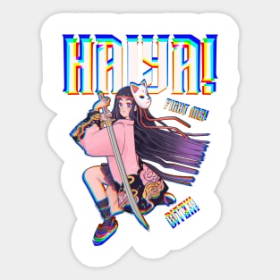 Haiya anime girl Sticker